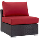 Modway Furniture Outdoor Seating Sets EEI-2157-EXP-RED-SET IMAGE 6