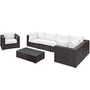  Modway Furniture Outdoor Seating Sets EEI-2157-EXP-WHI-SET IMAGE 4