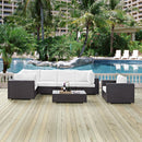  Modway Furniture Outdoor Seating Sets EEI-2157-EXP-WHI-SET IMAGE 9