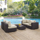  Modway Furniture Outdoor Seating Sets EEI-2163-EXP-BEI-SET IMAGE 7