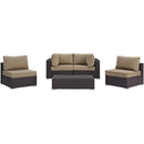  Modway Furniture Outdoor Seating Sets EEI-2163-EXP-MOC-SET IMAGE 1