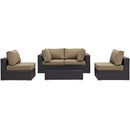  Modway Furniture Outdoor Seating Sets EEI-2163-EXP-MOC-SET IMAGE 2