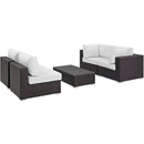  Modway Furniture Outdoor Seating Sets EEI-2163-EXP-WHI-SET IMAGE 3
