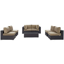 Modway Furniture Outdoor Seating Sets EEI-2164-EXP-MOC-SET IMAGE 2