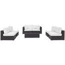  Modway Furniture Outdoor Seating Sets EEI-2164-EXP-WHI-SET IMAGE 2