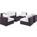  Modway Furniture Outdoor Seating Sets EEI-2164-EXP-WHI-SET IMAGE 3