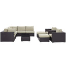  Modway Furniture Outdoor Seating Sets EEI-2169-EXP-BEI-SET IMAGE 2