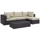 Modway Furniture Outdoor Seating Sets EEI-2172-EXP-BEI-SET IMAGE 3