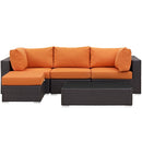  Modway Furniture Outdoor Seating Sets EEI-2172-EXP-ORA-SET IMAGE 1