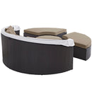  Modway Furniture Outdoor Seating Daybed EEI-2173-EXP-MOC-SET IMAGE 5