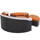  Modway Furniture Outdoor Seating Daybed EEI-2173-EXP-ORA-SET IMAGE 5
