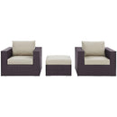  Modway Furniture Outdoor Seating Sets EEI-2174-EXP-BEI-SET IMAGE 1