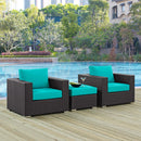  Modway Furniture Outdoor Seating Sets EEI-2174-EXP-TRQ-SET IMAGE 6