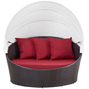  Modway Furniture Outdoor Seating Daybed EEI-2175-EXP-RED IMAGE 1