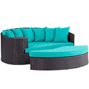  Modway Furniture Outdoor Seating Daybed EEI-2176-EXP-TRQ IMAGE 2