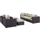  Modway Furniture Outdoor Seating Sets EEI-2200-EXP-BEI-SET IMAGE 3