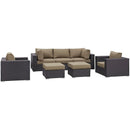  Modway Furniture Outdoor Seating Sets EEI-2200-EXP-MOC-SET IMAGE 1
