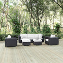  Modway Furniture Outdoor Seating Sets EEI-2200-EXP-WHI-SET IMAGE 8
