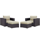  Modway Furniture Outdoor Seating Sets EEI-2202-EXP-BEI-SET IMAGE 2