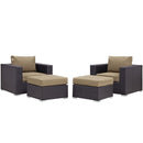  Modway Furniture Outdoor Seating Sets EEI-2202-EXP-MOC-SET IMAGE 1