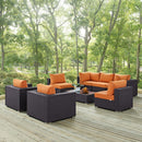 Modway Furniture Outdoor Seating Sets EEI-2203-EXP-ORA-SET IMAGE 8