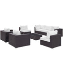  Modway Furniture Outdoor Seating Sets EEI-2203-EXP-WHI-SET IMAGE 1