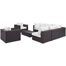  Modway Furniture Outdoor Seating Sets EEI-2203-EXP-WHI-SET IMAGE 2