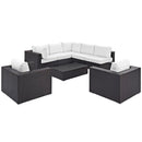  Modway Furniture Outdoor Seating Sets EEI-2203-EXP-WHI-SET IMAGE 3