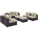  Modway Furniture Outdoor Seating Sets EEI-2204-EXP-BEI-SET IMAGE 2