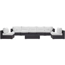  Modway Furniture Outdoor Seating Sets EEI-2205-EXP-WHI-SET IMAGE 1