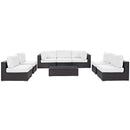  Modway Furniture Outdoor Seating Sets EEI-2205-EXP-WHI-SET IMAGE 2