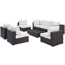  Modway Furniture Outdoor Seating Sets EEI-2205-EXP-WHI-SET IMAGE 3