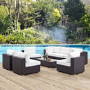  Modway Furniture Outdoor Seating Sets EEI-2205-EXP-WHI-SET IMAGE 7