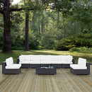  Modway Furniture Outdoor Seating Sets EEI-2205-EXP-WHI-SET IMAGE 8