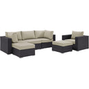  Modway Furniture Outdoor Seating Sets EEI-2207-EXP-BEI-SET IMAGE 1