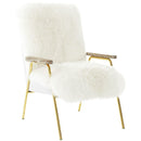  Modway Furniture Sprint Stationary Fabric Chair EEI-2305-BRN-WHI IMAGE 1