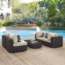 Modway Furniture Outdoor Seating Sets EEI-2356-EXP-BEI-SET IMAGE 5