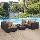  Modway Furniture Outdoor Seating Sets EEI-2356-EXP-MOC-SET IMAGE 1