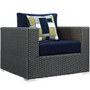 Modway Furniture Outdoor Seating Sets EEI-2386-CHC-NAV-SET IMAGE 2
