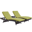  Modway Furniture Outdoor Seating Chaises EEI-2428-EXP-PER-SET IMAGE 1