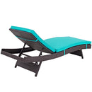  Modway Furniture Outdoor Seating Chaises EEI-2429-EXP-TRQ-SET IMAGE 4