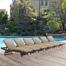  Modway Furniture Outdoor Seating Chaises EEI-2430-EXP-MOC-SET IMAGE 5