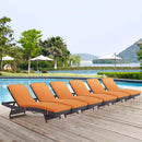  Modway Furniture Outdoor Seating Chaises EEI-2430-EXP-ORA-SET IMAGE 5