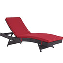  Modway Furniture Outdoor Seating Chaises EEI-2430-EXP-RED-SET IMAGE 2
