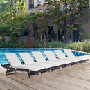  Modway Furniture Outdoor Seating Chaises EEI-2430-EXP-WHI-SET IMAGE 5