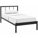  Modway Furniture Twin Bed Frame MOD-5543-BRN-SET IMAGE 2