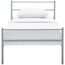  Modway Furniture Twin Bed Frame MOD-5551-GRY-SET IMAGE 4