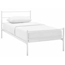  Modway Furniture Twin Bed Frame MOD-5551-WHI-SET IMAGE 2