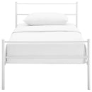  Modway Furniture Twin Bed Frame MOD-5551-WHI-SET IMAGE 4