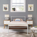  Modway Furniture Twin Bed Frame MOD-5551-WHI-SET IMAGE 5
